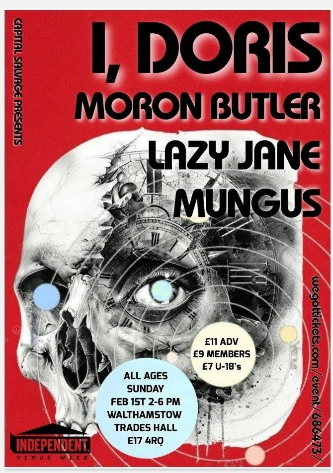 I, Doris /Moron Butler All Ages Matinee