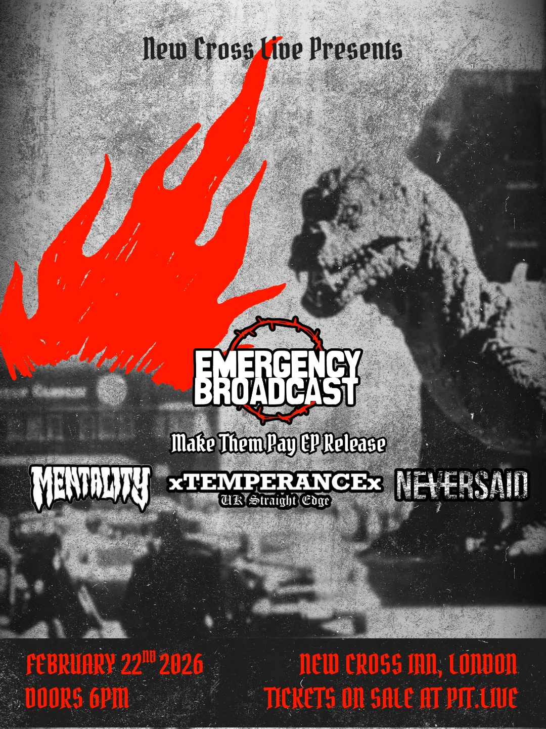 Emergency Broadcast – “Make Them Pay” EP Release Show
