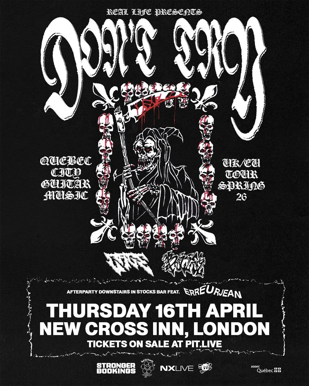 Don’t Try + Cage / Bullet / Errurjean | Real Life @ New Cross Inn