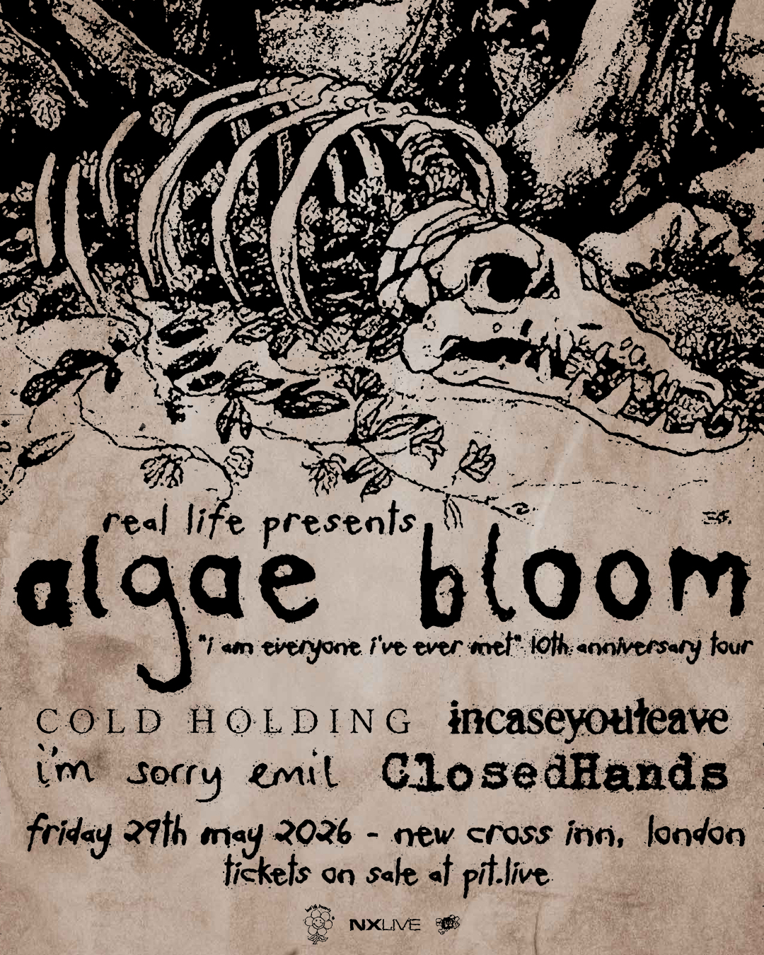 Algae Bloom – ‘I Am Everyone I’ve Met’ 10th Anniversary Show + Last London Show
